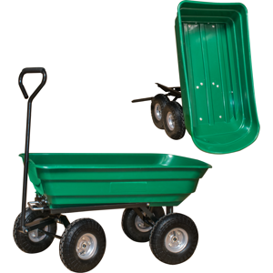 KCT 75 Litre Outdoor Garden Trolley Trailer Utility Wagon Tipper Foldable Transp KCT 75 Litre Outdoor Garden Trolley Trailer Utility Wagon Tipper Foldable Transp