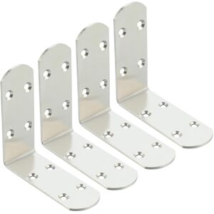 Unbranded 4Pcs Stainless Steel L Brackets for Shelves, Heavy Duty Floating Shelf Supports, Unbranded 4Pcs Stainless Steel L Brackets for Shelves, Heavy Duty Floating Shelf Supports,