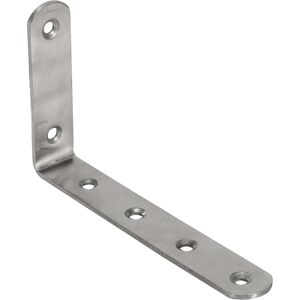 Unbranded 6Pcs 125X75mm L Shape Stainless Steel Shelf Corner Brace Angle Bracket Unbranded 6Pcs 125X75mm L Shape Stainless Steel Shelf Corner Brace Angle Bracket