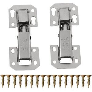 Unbranded 2Pcs Soft Close Kitchen Cupboard Cabinet Wardrobe 90degree Door Hinges & Screws Unbranded 2Pcs Soft Close Kitchen Cupboard Cabinet Wardrobe 90degree Door Hinges & Screws
