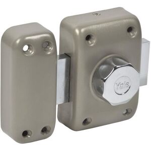 Yale YV20BTS latch lock - Button without cylinder - Aluminum - Security level 6 Yale YV20BTS latch lock - Button without cylinder - Aluminum - Security level 6