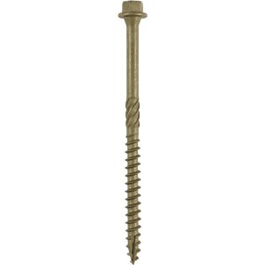 TIMCO Timber Screw ? Hex Head ? Exterior Green ? 6.7 x 87 - Box of 50 TIMCO Timber Screw ? Hex Head ? Exterior Green ? 6.7 x 87 - Box of 50