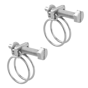 KCT - 22-25mm - Double Wire - Adjustable - Hose Clamps KCT - 22-25mm - Double Wire - Adjustable - Hose Clamps