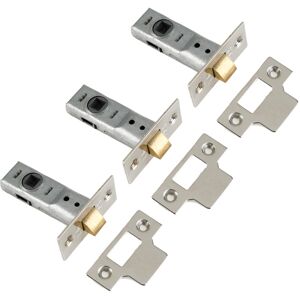 Yale Locks 3PM888CH2 Tubular Mortice Latches 64mm 2.5-inch - Chrome Finish (Pack Yale Locks 3PM888CH2 Tubular Mortice Latches 64mm 2.5-inch - Chrome Finish (Pack