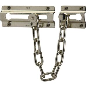 Yale P-1037-CH Door Chain, 6inch/15cm chain length, Polished Chrome Finish, Stan Yale P-1037-CH Door Chain, 6inch/15cm chain length, Polished Chrome Finish, Stan