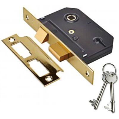 Yale Essentials 2.5 inch/64mm 3 Lever Sashlock - Sashlock Yale Essentials 2.5 inch/64mm 3 Lever Sashlock - Sashlock