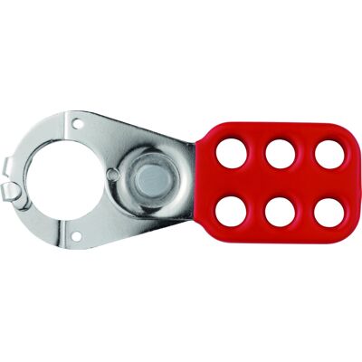 ABUS 33551 1-inch Steel Lock Off Tag Out Hasp with Shackle Clearance and Clamp - ABUS 33551 1-inch Steel Lock Off Tag Out Hasp with Shackle Clearance and Clamp -