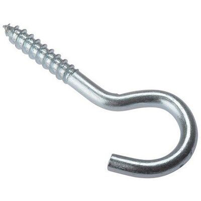 Forgefix Forge 10SH558 Screw Hook ZP 55 x 8g Bag of 10 Forgefix Forge 10SH558 Screw Hook ZP 55 x 8g Bag of 10