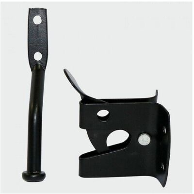TIMco AGLMBP Automatic Gate Latch Black 2" TIMco AGLMBP Automatic Gate Latch Black 2"