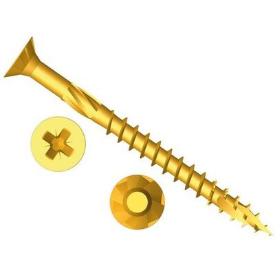 Forgefix Forge FFP325Y ForgeFast Pozi Compatible Elite Performance Wood Screw ZY 3.0 x 25 Forgefix Forge FFP325Y ForgeFast Pozi Compatible Elite Performance Wood Screw ZY 3.0 x 25