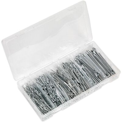 Sealey AB001SP Split Pin Assortment - 555pc Small Sizes - Imperial & Metric Sealey AB001SP Split Pin Assortment - 555pc Small Sizes - Imperial & Metric