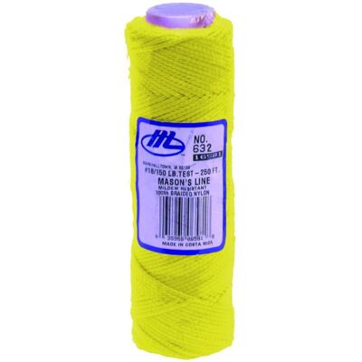 Marshalltown TM632 - Yellow Fluorescent Mason's Line Marshalltown TM632 - Yellow Fluorescent Mason's Line
