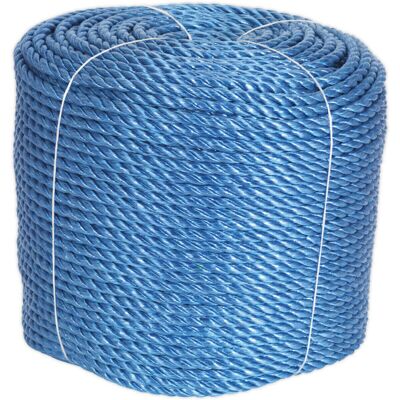 Loops Heavy Duty Polypropylene Rope - 220 Metres - Weather Resistant - 8mm Diameter Loops Heavy Duty Polypropylene Rope - 220 Metres - Weather Resistant - 8mm Diameter