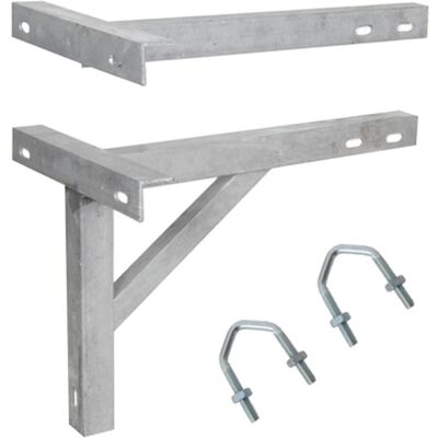 Cablefinder 12' T & K Galvanized Wall Mounting Bracket - Heavy Duty Cablefinder 12' T & K Galvanized Wall Mounting Bracket - Heavy Duty