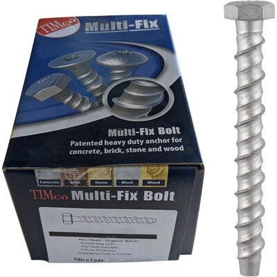 Timco - Exterior Multi-Fix - 16x100 - 10 pack - Hex Bolts Timco - Exterior Multi-Fix - 16x100 - 10 pack - Hex Bolts