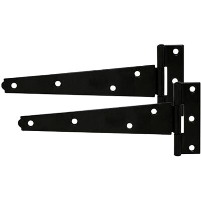 Timco Light Tee Hinges Black - 12" (1 Pack Bag) Timco Light Tee Hinges Black - 12" (1 Pack Bag)
