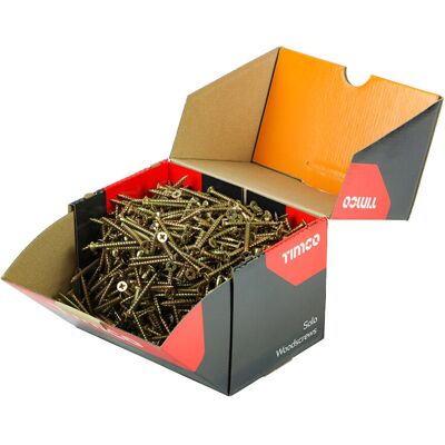 Timco Solo Countersunk Gold Woodscrews - Wood Screws Timco Solo Countersunk Gold Woodscrews - Wood Screws