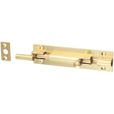 Timco - Necked Barrel Bolt - Polished Brass Timco - Necked Barrel Bolt - Polished Brass