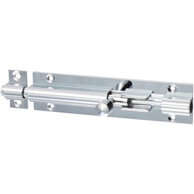 Timco Straight Barrel Bolt Polished Chrome - 100 x 25mm (1 Pack Bag) Timco Straight Barrel Bolt Polished Chrome - 100 x 25mm (1 Pack Bag)