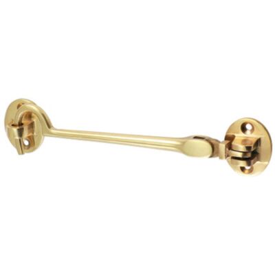 Timco Cabin Hook Polished Brass - 150mm (1 Pack Bag) Timco Cabin Hook Polished Brass - 150mm (1 Pack Bag)
