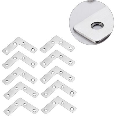 Wejoy 10pcs Fixing L Shaped Furniture Fixing Bracket Flat Plate Table Chair Corner Bra Wejoy 10pcs Fixing L Shaped Furniture Fixing Bracket Flat Plate Table Chair Corner Bra
