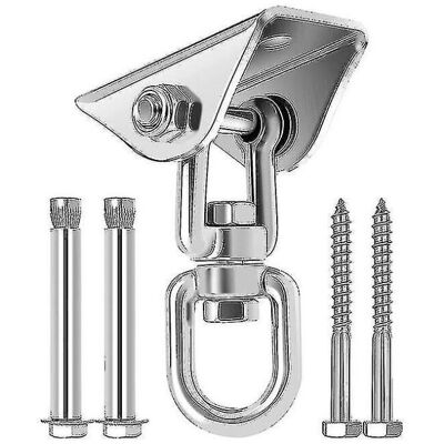 Unbranded 450kg Capacity Stainless Steel 360 Rotating Ceiling Hook Swing, Swing Hook, Susp Unbranded 450kg Capacity Stainless Steel 360 Rotating Ceiling Hook Swing, Swing Hook, Susp