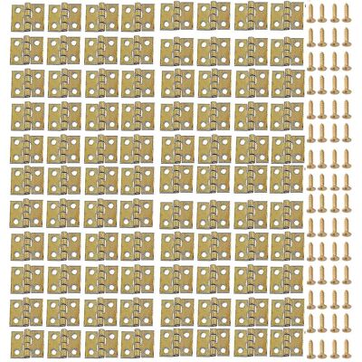 Unbranded 100pack Mini Hinges With 400pcs Screw Butt Hinge Connector With Mounting Nail Ha Unbranded 100pack Mini Hinges With 400pcs Screw Butt Hinge Connector With Mounting Nail Ha