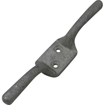 SecureFix Direct (6", Galvanised) Black or Galvanised Cleat Hook 3" - 6" X2 SecureFix Direct (6", Galvanised) Black or Galvanised Cleat Hook 3" - 6" X2
