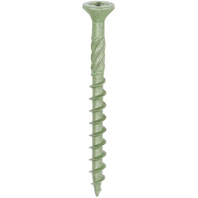 TIMCO Green Countersunk Decking Screws - 4.5 x 50 TIMCO Green Countersunk Decking Screws - 4.5 x 50