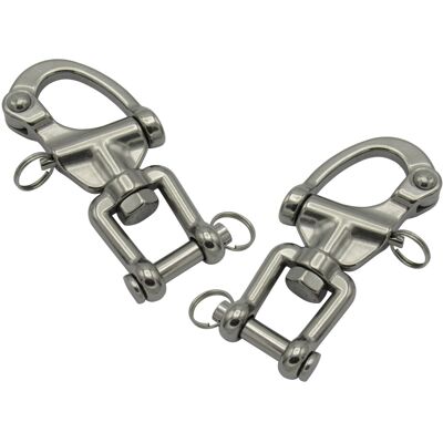 SecureFix Direct (Large) Quick Release Safety Shackles X2 (Horse Snap Hook) SecureFix Direct (Large) Quick Release Safety Shackles X2 (Horse Snap Hook)