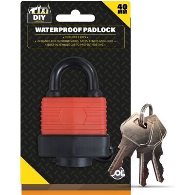 SOL (2 x 40mm) 40mm Weatherproof Padlock with Key SOL (2 x 40mm) 40mm Weatherproof Padlock with Key
