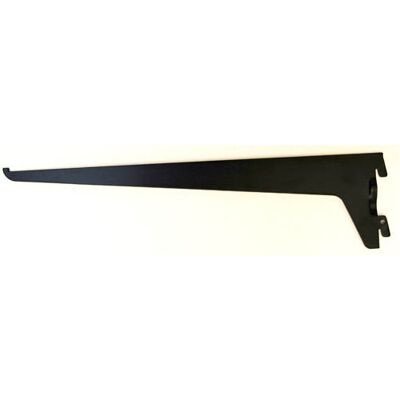 Mastershelf Single Slot Black Bracket 20cm Mastershelf Single Slot Black Bracket 20cm