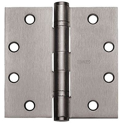 Stanley FBB179 4.5 inch x 4.5 inch (Box of 3-Hinges) Ball Bearing Hinges 26D-Sat Stanley FBB179 4.5 inch x 4.5 inch (Box of 3-Hinges) Ball Bearing Hinges 26D-Sat