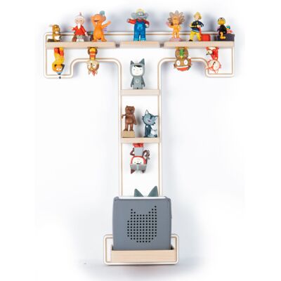 BOARTI White Letter Wall Shelf for Toniebox & Tonies - 45cm BOARTI White Letter Wall Shelf for Toniebox & Tonies - 45cm