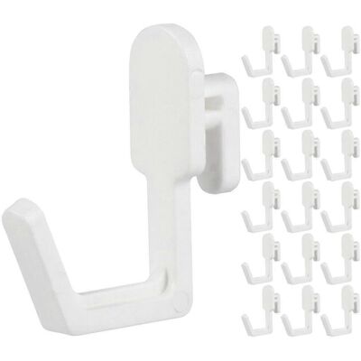 Kricely (White, One size) 30pcs Pegboard Hook Shop Pegboard Hook Garage Pegboard Peg She Kricely (White, One size) 30pcs Pegboard Hook Shop Pegboard Hook Garage Pegboard Peg She