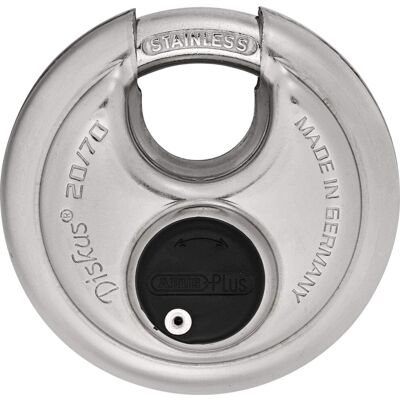 Abus 20/70 KA Diskus Padlock Extreme High Security Disk Lock Keyed A Abus 20/70 KA Diskus Padlock Extreme High Security Disk Lock Keyed A