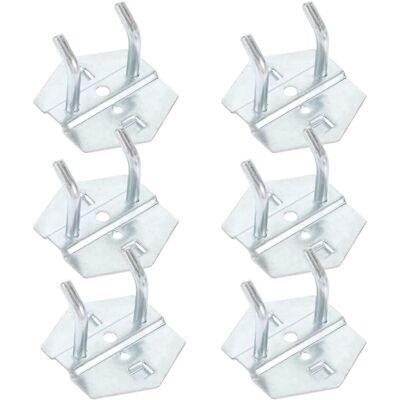 Kricely (As Shown, One size) 6 pcs Pegboard Hanging Hooks Pegboard Hooks Metal Pegboard Kricely (As Shown, One size) 6 pcs Pegboard Hanging Hooks Pegboard Hooks Metal Pegboard