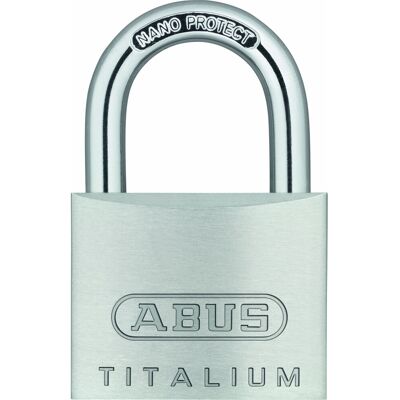 ABUS 64TI/40 Titalium Aluminum Alloy Padlock Keyed Different - Nano Pr ABUS 64TI/40 Titalium Aluminum Alloy Padlock Keyed Different - Nano Pr