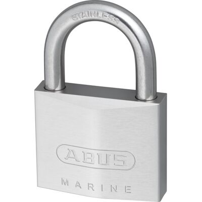 ABUS 75IB/50 KD Marine Grade Chrome Plated Brass Padlock Stainless Steel Shackl ABUS 75IB/50 KD Marine Grade Chrome Plated Brass Padlock Stainless Steel Shackl
