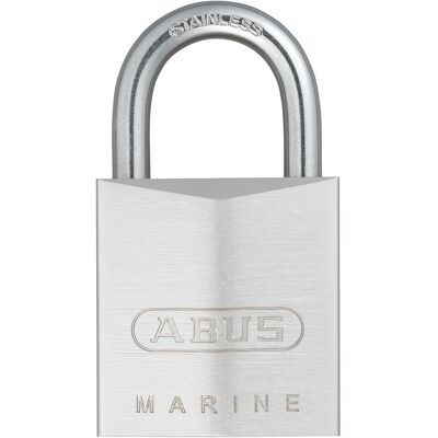 ABUS 75IB/30 Marine Grade Chrome Plated Brass Padlock Stainless Steel Shackle ABUS 75IB/30 Marine Grade Chrome Plated Brass Padlock Stainless Steel Shackle