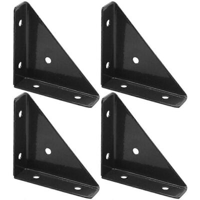 Kricely (As show, One size) 4pcs Triangular Corner Brace Heavy Duty Angle Brackets Corne Kricely (As show, One size) 4pcs Triangular Corner Brace Heavy Duty Angle Brackets Corne