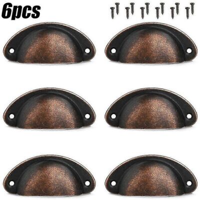 Unbranded 12pcs Cup Handles Shell Pull Kitchen Cupboard Cabinet Door Furniture Drawer Knob Unbranded 12pcs Cup Handles Shell Pull Kitchen Cupboard Cabinet Door Furniture Drawer Knob