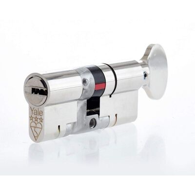 Yale B-YS3-4040NT Nickel Anti-Snap Euro Cylinder - Security Lock Yale B-YS3-4040NT Nickel Anti-Snap Euro Cylinder - Security Lock