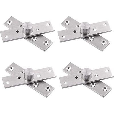 Unbranded (As show, One size) 360 Degree Hidden Rotation Door Pivot Hinges 4 PCS Pivot Hin Unbranded (As show, One size) 360 Degree Hidden Rotation Door Pivot Hinges 4 PCS Pivot Hin