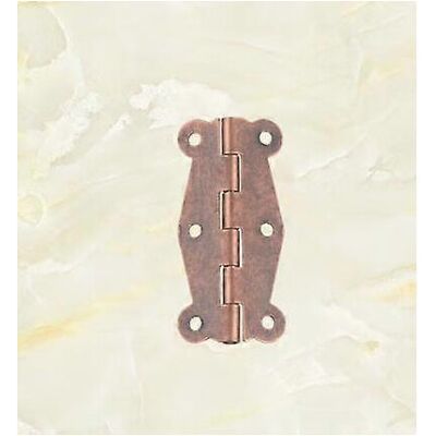 Unbranded (As show, One size) Red 6pcs 51x24mm Vintage Brass Butterfly Shaped Hinge Furnit Unbranded (As show, One size) Red 6pcs 51x24mm Vintage Brass Butterfly Shaped Hinge Furnit