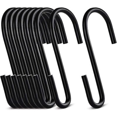 Unbranded (As show, One size) 20 S Hooks 9cm Stainless Steel S Shape Metal Hooks, Multifun Unbranded (As show, One size) 20 S Hooks 9cm Stainless Steel S Shape Metal Hooks, Multifun