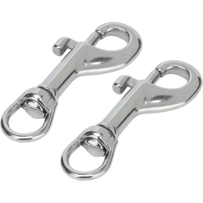Unbranded Versatile 316 Stainless Steel 65mm Hooks - Ideal for Pet Accessories Unbranded Versatile 316 Stainless Steel 65mm Hooks - Ideal for Pet Accessories