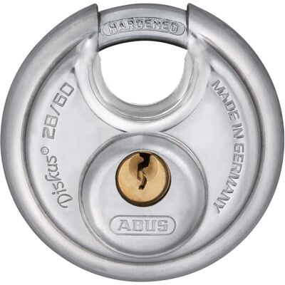 ABUS 2860 Diskus Hardened Steel Padlock Keyed Alike ABUS 2860 Diskus Hardened Steel Padlock Keyed Alike