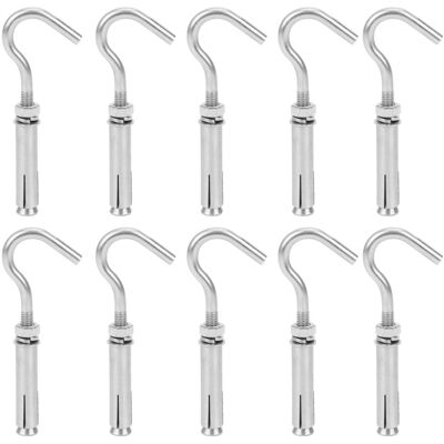 Unbranded 10Pcs Expansion Screw Hook 304 Stainless Steel Unbranded 10Pcs Expansion Screw Hook 304 Stainless Steel