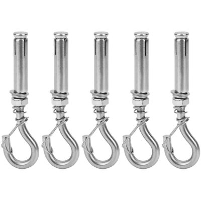 Unbranded 5Pcs Expansion Bolt Hook Screw Open Cup 304 Unbranded 5Pcs Expansion Bolt Hook Screw Open Cup 304